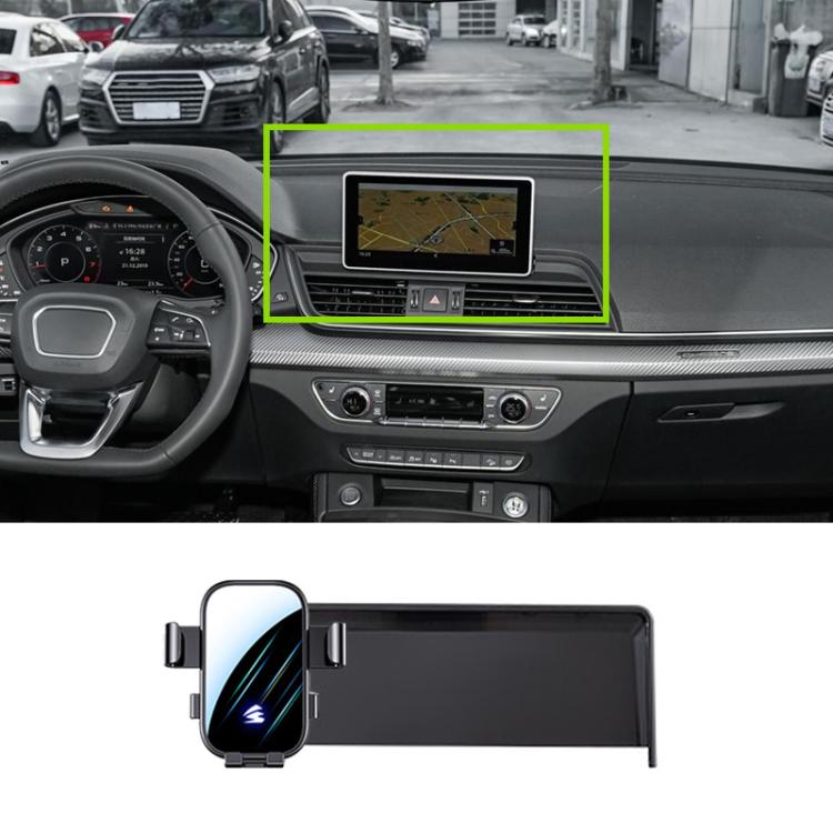 Car Screen Phone Holder Mount with Extension Arm, For Audi A4L 17-19 / Q5L 18-20 7 inch, For Audi A4L 17-19 / Q5L 18-20 8.3 inch, For Audi A4L 20-25 / Q5L / A5 21-25 10.1inch, For Audi A5L 2025, For Audi Q2L 18-24 7 inch
