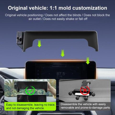 Car Screen Phone Holder Mount with Extension Arm, For Audi A4L 17-19 / Q5L 18-20 7 inch, For Audi A4L 17-19 / Q5L 18-20 8.3 inch, For Audi A4L 20-25 / Q5L / A5 21-25 10.1inch, For Audi A5L 2025, For Audi Q2L 18-24 7 inch