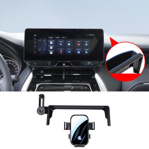 Car Screen Phone Holder Mount with Extension Arm, For Toyota Sienna 2021-2026 12.3 inch, For Toyota Sienna 2021-2023 8 inch, For Toyota Sienna 2024 10.25 inch, For Toyota BZ4 2022 / BZ4X 12.3/8 inch, For Toyota Bozhi BZ3X 2025 14.6 inch                ...