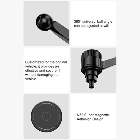 Sumitap WG53 Car Magnetic Phone Holder Mount, For Xiaomi Su 7 / Yu 7