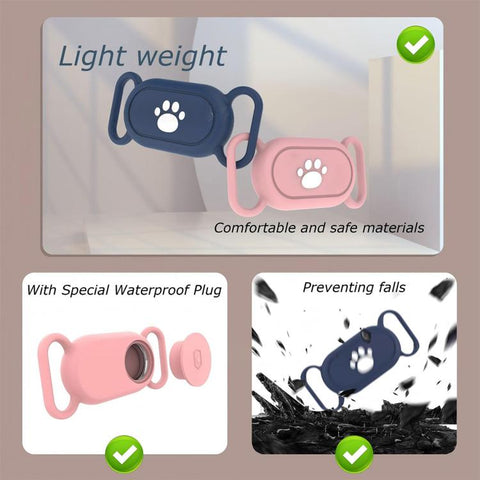 XDcase 3pcs Pet Cat Paw Waterproof Silicone Protective Case, 3PCS