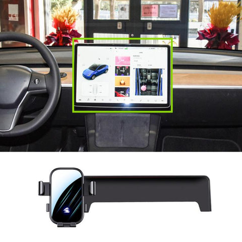 Car Screen Phone Holder Mount with Extension Arm, For Tesla Model 3 19-22 / Model Y 21-24 15 inch, For Tesla Model 3 / Model Y 23-25 15.4 inch, For Tesla Model X / Model S 23-24 17 inch