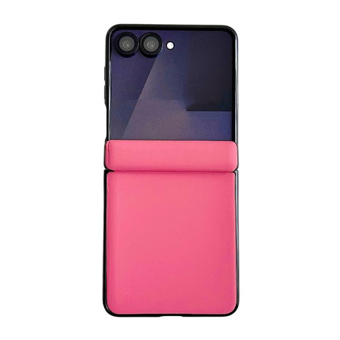 Integrated Magnetic Axis Solid Color Leather Texture Phone Case, For Galaxy Z Fold8 5G, For Samsung Galaxy Z Flip7