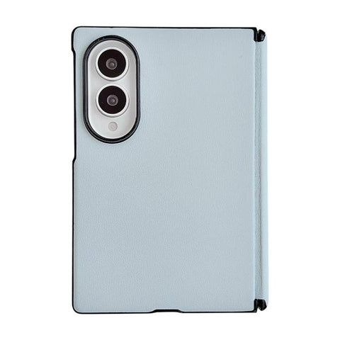 Integrated Magnetic Axis Solid Color Leather Texture Phone Case, For Galaxy Z Fold8 5G, For Samsung Galaxy Z Flip7