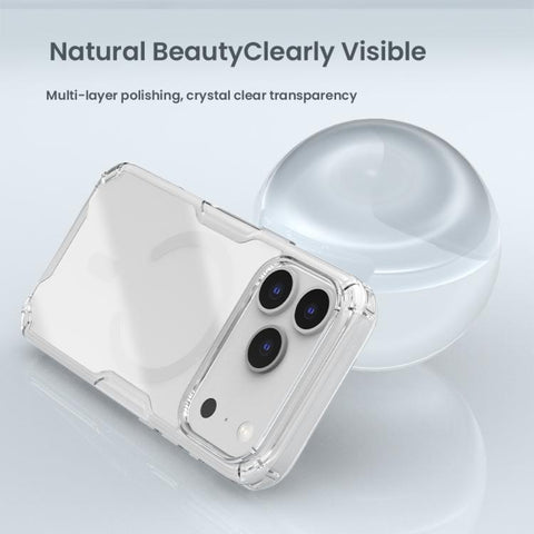 NILLKIN Ultra Clear Magsafe PC + TPU Phone Case, For iPhone 18 Pro, For iPhone 18 Pro Max, For iPhone 17 Pro Max, For iPhone 17 Pro, For iPhone 17, For iPhone Air