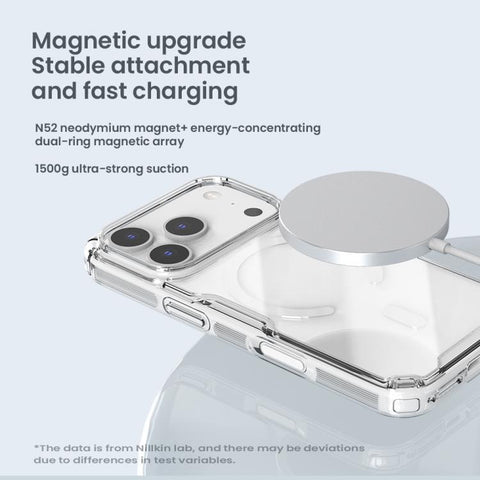 NILLKIN Ultra Clear Magsafe PC + TPU Phone Case, For iPhone 18 Pro, For iPhone 18 Pro Max, For iPhone 17 Pro Max, For iPhone 17 Pro, For iPhone 17, For iPhone Air