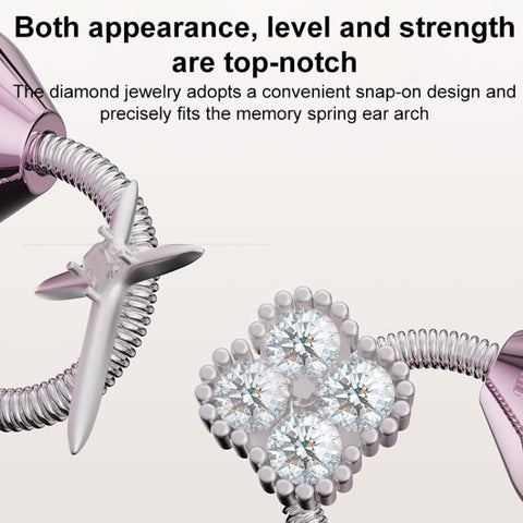 D MOOSTER D96 OWS Spring Earclip Design ENC Bluetooth Earphones
