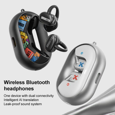 D MOOSTER D93 Ear Clip-on AI Translation Wireless Bluetooth Earphones
