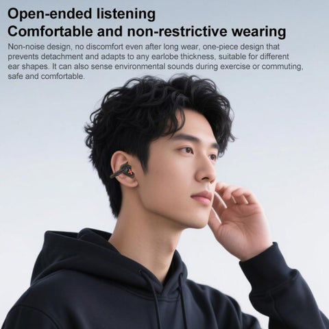 D MOOSTER D93 Ear Clip-on AI Translation Wireless Bluetooth Earphones