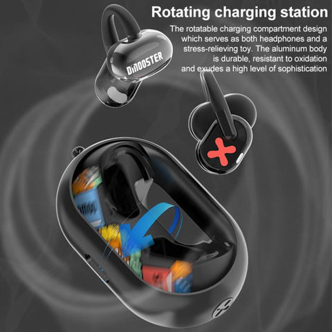 D MOOSTER D93 Ear Clip-on AI Translation Wireless Bluetooth Earphones