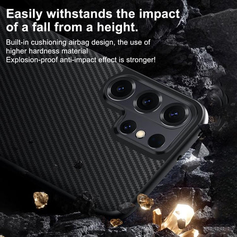 SULADA 600D Kevlar Texture PC Shockproof Phone Case, For Samsung Galaxy S26+ 5G, For Samsung Galaxy S26 Ultra 5G, For Samsung Galaxy S26 5G