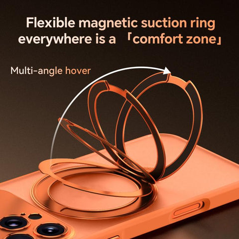 SULADA Transforms Into 17 Pro Semi-Transparent Matte Rotation Magnetic Holder Phone Case, For iPhone 18 Pro, For iPhone 18 Pro Max, For iPhone 17 Pro Max, For iPhone 17 Pro, For iPhone 16 Pro Max, For iPhone 16 Pro