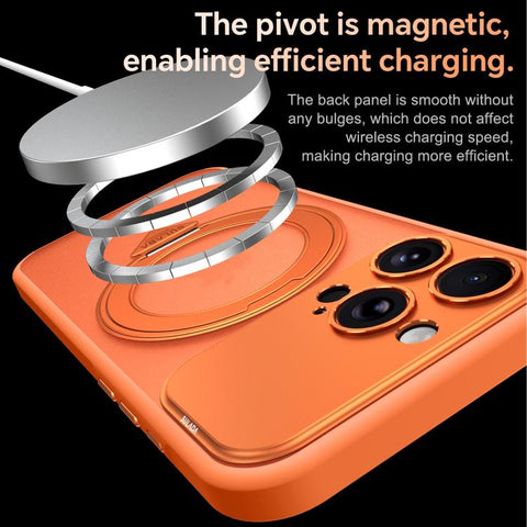 SULADA Transforms Into 17 Pro Semi-Transparent Matte Rotation Magnetic Holder Phone Case, For iPhone 18 Pro, For iPhone 18 Pro Max, For iPhone 17 Pro Max, For iPhone 17 Pro, For iPhone 16 Pro Max, For iPhone 16 Pro