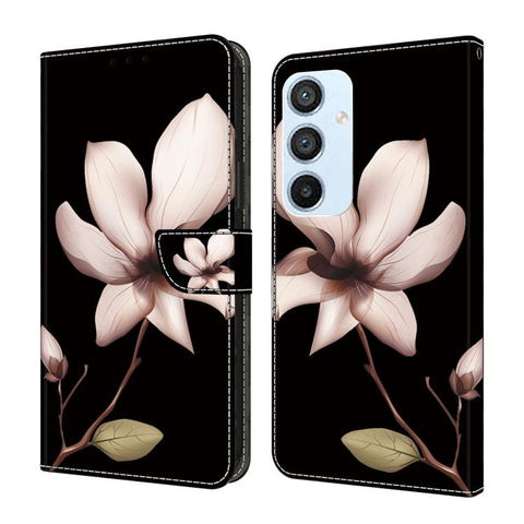 Crystal-Like Painted Vegan Leather Phone Case, For Samsung Galaxy A24 4G, For Samsung Galaxy A14 5G / 4G, For Samsung Galaxy A54 5G