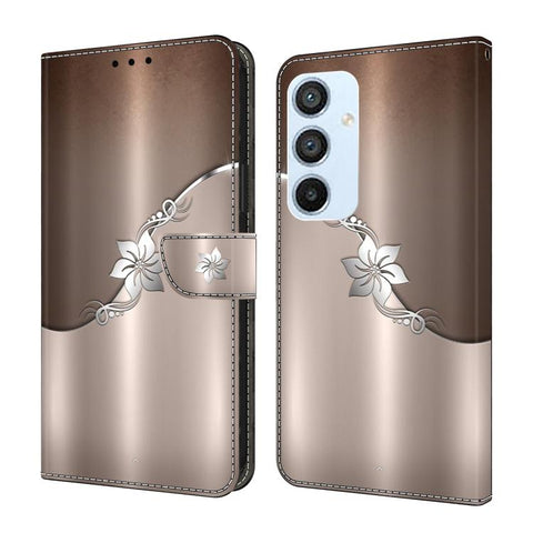 Crystal-Like Painted Vegan Leather Phone Case, For Samsung Galaxy A24 4G, For Samsung Galaxy A14 5G / 4G, For Samsung Galaxy A54 5G