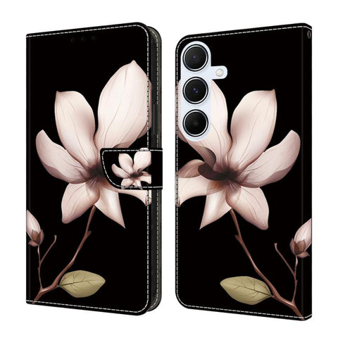 Crystal-Like Painted Vegan Leather Phone Case, For Samsung Galaxy A24 4G, For Samsung Galaxy A14 5G / 4G, For Samsung Galaxy A54 5G