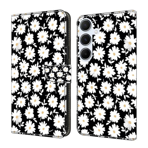 Crystal-Like Painted Vegan Leather Phone Case, For Samsung Galaxy A24 4G, For Samsung Galaxy A14 5G / 4G, For Samsung Galaxy A54 5G