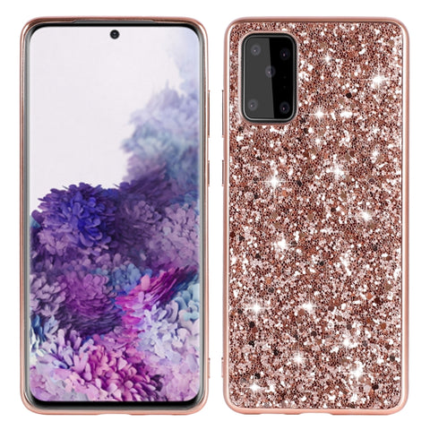Glitter Powder Shockproof TPU Protective Case, For Samsung Galaxy S20 FE