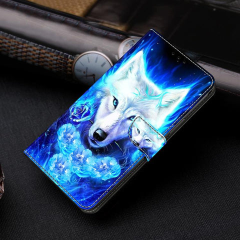Crystal-Like Painted Vegan Leather Phone Case, For Samsung Galaxy S26 5G, For Samsung Galaxy S25 FE 5G