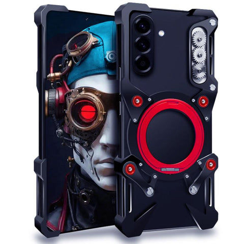Rotating Bracket Hollow Metal Phone Case with Lanyard, For Samsung Galaxy A57 5G, For Samsung Galaxy A37 5G, For Galaxy A27 5G, For Samsung Galaxy A17 5G / 4G, For Samsung Galaxy A56 5G, For Samsung Galaxy A26 5G, For Samsung Galaxy A36 5G             ...