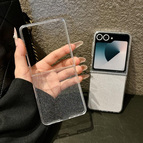Glitter Stardust Series PC Phone Case, For Samsung Galaxy Z Flip6 5G / Flip7 FE, For Samsung Galaxy Z Flip7 5G, For Samsung Galaxy Z Flip5 5G