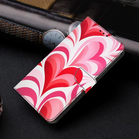 Crystal-Like Painted Vegan Leather Phone Case, For Samsung Galaxy S25 Ultra 5G, For Samsung Galaxy S24 FE 5G
