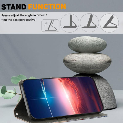 Crystal-Like Painted Vegan Leather Phone Case, For Samsung Galaxy S25 Ultra 5G, For Samsung Galaxy S24 FE 5G