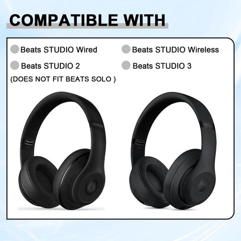 XDcase 1 Pair Memory Foam Headset Replacement Ear Pads with Pry Tool, For Beats Studio 2.0 / 3.0