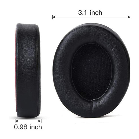 XDcase 1 Pair Protein Leather Headset Replacement Ear Pads with Pry Tool, For Beats Solo Pro Wireless