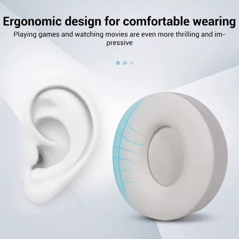 XDcase 1 Pair Protein Leather Headset Replacement Ear Pads with Pry Tool, For Beats Solo Pro Wireless