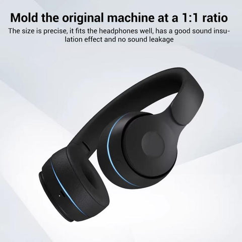 XDcase 1 Pair Protein Leather Headset Replacement Ear Pads with Pry Tool, For Beats Solo Pro Wireless