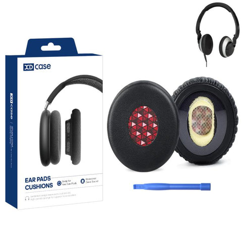 XDcase 1 Pair Protein Leather Headset Replacement Ear Pads with Prying Tool, For Bose OE2 / OE2i