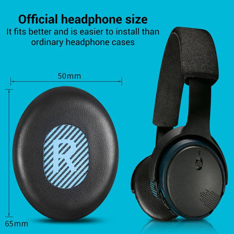 XDcase 1 Pair Protein Leather Headset Replacement Ear Pads with Prying Tool, For Bose OE2 / OE2i
