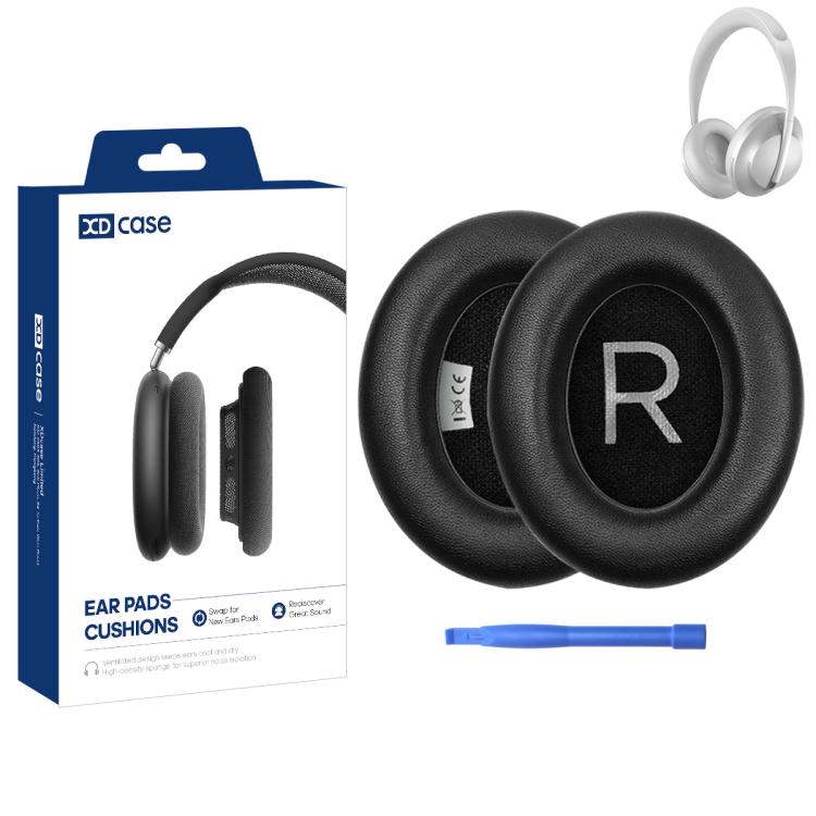 XDcase 1 Pair Protein Leather Headset Replacement Ear Pads with Prying Tool, For Bose 700 / NC700