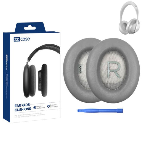 XDcase 1 Pair Protein Leather Headset Replacement Ear Pads with Prying Tool, For Bose 700 / NC700