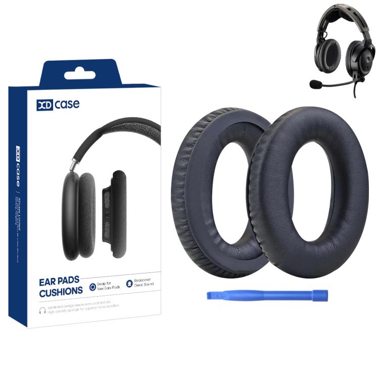 XDcase 1 Pair Protein Leather Headset Replacement Ear Pads with Prying Tool, For Bose Aviation Headset X / A10 / A20