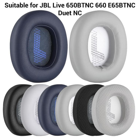 XDcase 1 Pair Headset Replacement Ear Pads with Prying Tool, For JBL Live 650BTNC / 660NC / E65BTNC / Duet NC