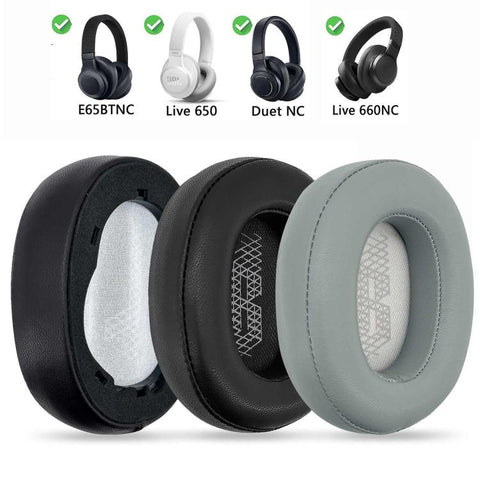 XDcase 1 Pair Headset Replacement Ear Pads with Prying Tool, For JBL Live 650BTNC / 660NC / E65BTNC / Duet NC