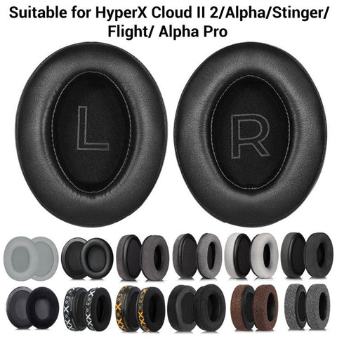 XDcase 1 Pair Headset Replacement Ear Pads with Prying Tool, For HyperX Cloud Series