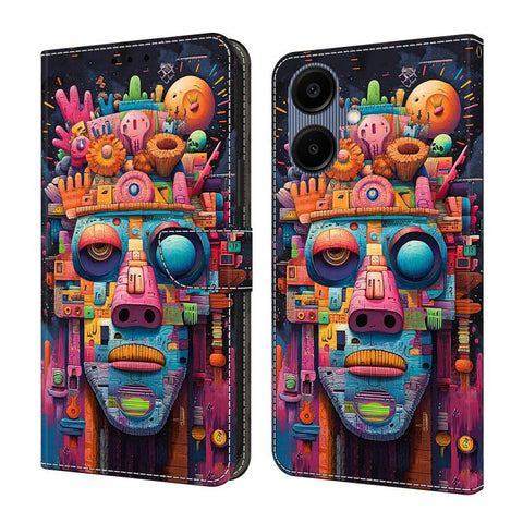 Crystal-Like Painted Vegan Leather Phone Case, For Samsung Galaxy A57 5G, For Samsung Galaxy A37 5G, For Samsung Galaxy A07 4G / 5G