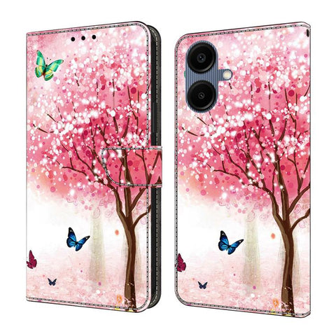 Crystal-Like Painted Vegan Leather Phone Case, For Samsung Galaxy A57 5G, For Samsung Galaxy A37 5G, For Samsung Galaxy A07 4G / 5G