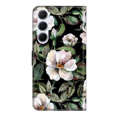 Crystal-Like Painted Vegan Leather Phone Case, For Samsung Galaxy A35 5G, For Samsung Galaxy A25 5G, For Samsung Galaxy A24 4G