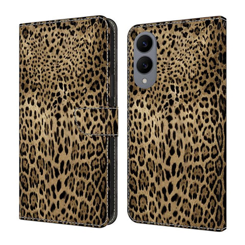 Crystal-Like Painted Vegan Leather Phone Case, For Samsung Galaxy S25 FE 5G, For Samsung Galaxy S25 Edge 5G