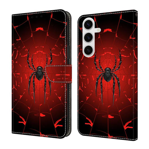 Crystal-Like Painted Vegan Leather Phone Case, For Samsung Galaxy S23 5G, For Samsung Galaxy S22 Ultra 5G