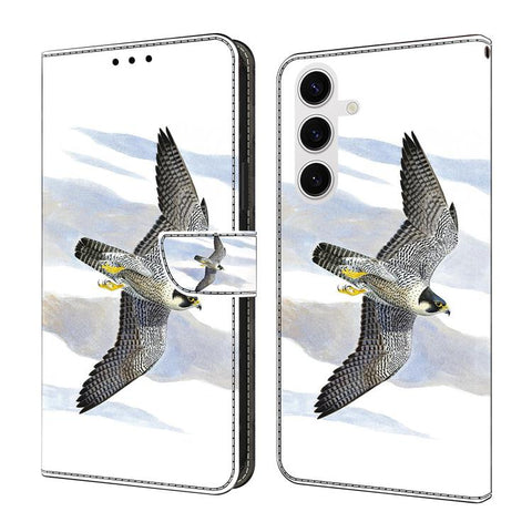 Crystal-Like Painted Vegan Leather Phone Case, For Samsung Galaxy S23 5G, For Samsung Galaxy S22 Ultra 5G
