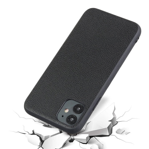 Bead Texture Genuine Leather Protective Case, For iPhone 11, For iPhone 11 Pro, For iPhone 11 Pro Max, For iPhone 12 mini, For iPhone 12 / 12 Pro, For iPhone 12 Pro Max