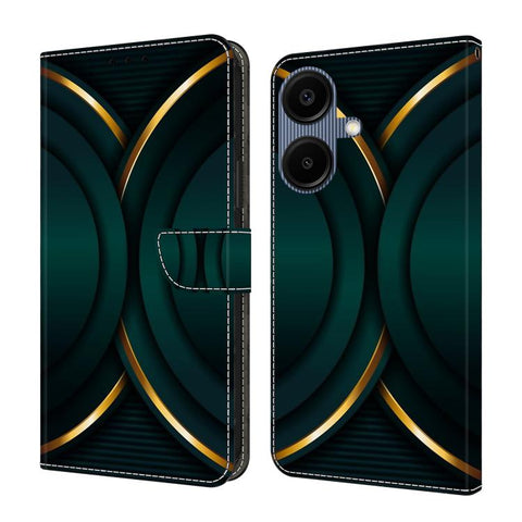Crystal-Like Painted Vegan Leather Phone Case, For Samsung Galaxy A06 4G / 5G, For Samsung Galaxy A36 / A56 5G