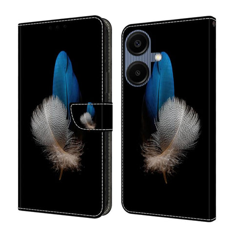 Crystal-Like Painted Vegan Leather Phone Case, For Samsung Galaxy A06 4G / 5G, For Samsung Galaxy A36 / A56 5G