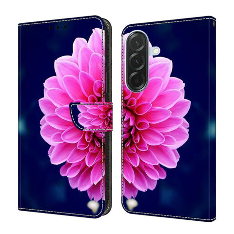 Crystal-Like Painted Vegan Leather Phone Case, For Samsung Galaxy A06 4G / 5G, For Samsung Galaxy A36 / A56 5G