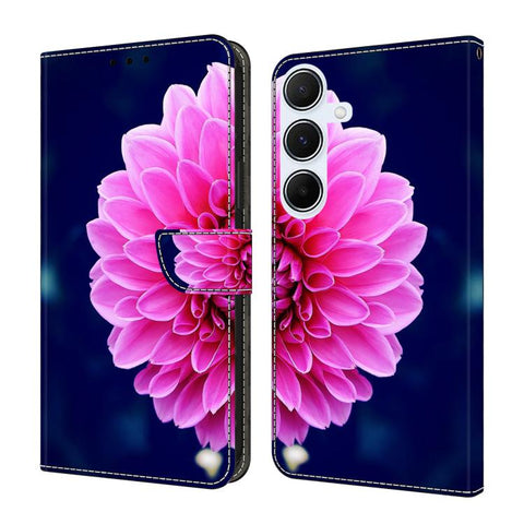 Crystal-Like Painted Vegan Leather Phone Case, For Samsung Galaxy A16 4G / 5G, For Samsung Galaxy A15 4G / 5G